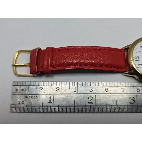 Womens Timex Easy Reader Indiglo Gold Tone 30mm Quartz Watch New Battery WR 30M - Picture 10 of 14